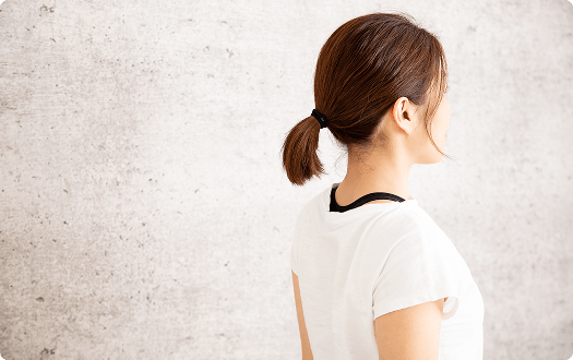 毎回のレッスンで
姿勢チェック